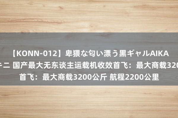 【KONN-012】卑猥な匂い漂う黒ギャルAIKAの中出しグイ込みビキニ 国产最大无东谈主运载机收效首飞：最大商载3200公斤 航程2200公里